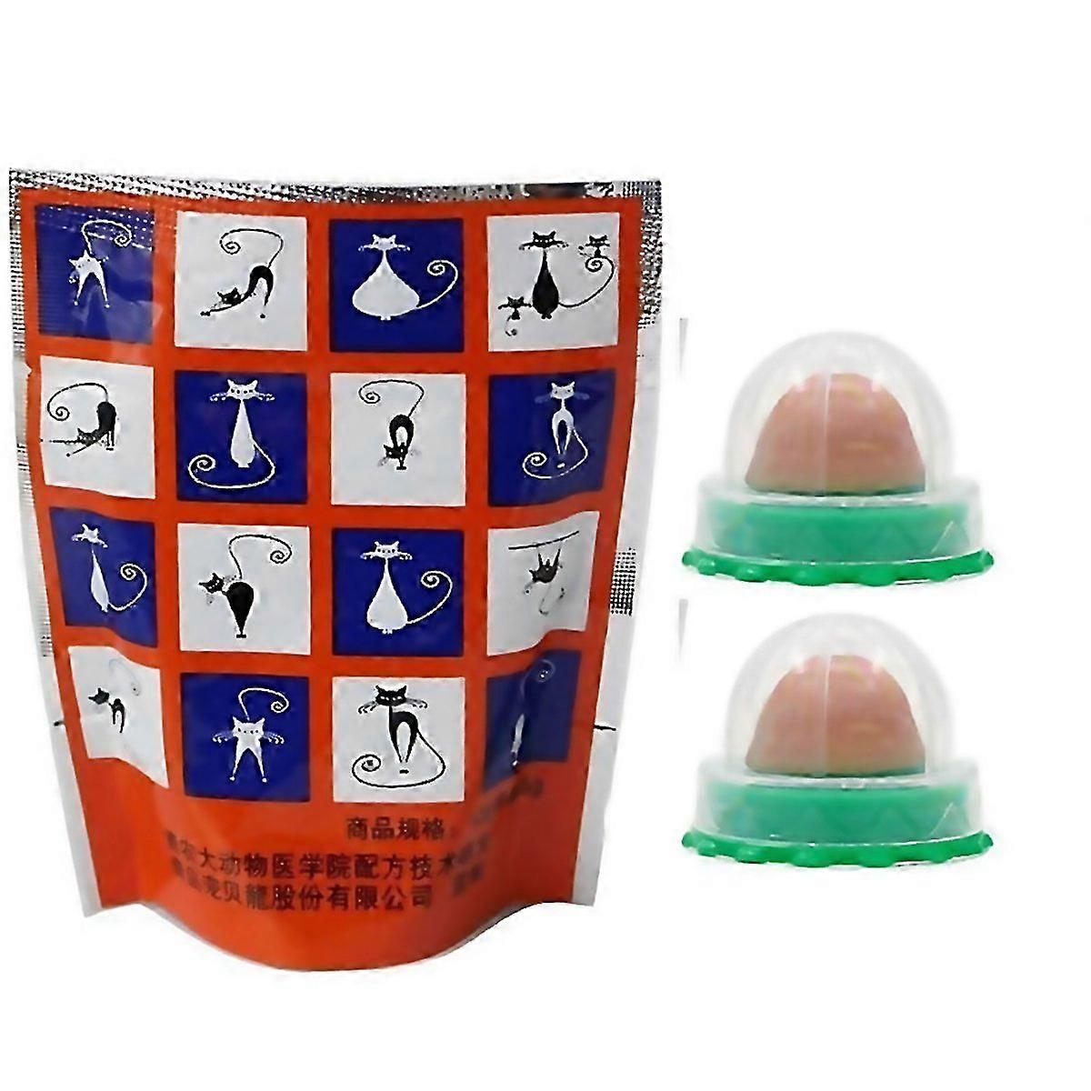 For 2x Cat Natural Catnip Sugar Candy Licking Solid Nutrition Energy