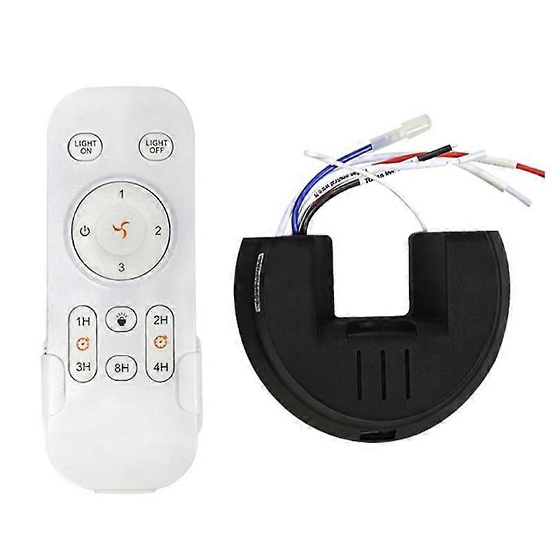Universal Ceiling Fan Remote Control Kit Replacement, 3-Speed & Timing, Remote Replacement for AC Ceiling Fan Light