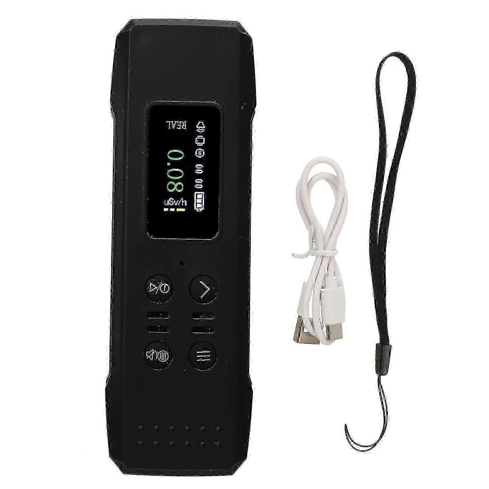 25-26 Nuclear Radiation Detector High Sensitivity Sound Light Alarm HD LCD Display Geiger Counter for γ X β Ray