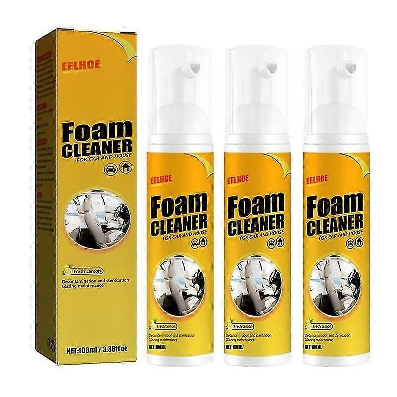 Multi-Purpose Foam Cleaner for Car Seats and Home Surfaces, 100ml per Pack