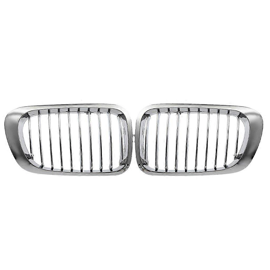 Front Kidney Grille ABS Mesh Grill TwoPiece for 3 Series E46 M3 325Ci 19992006 2DR