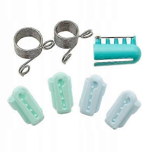 2x 5kpl neulontasormustin, langanohjain erotettu