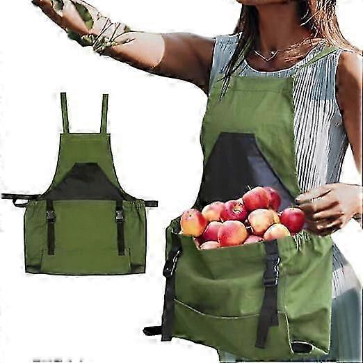 FCOUIID Harvest Apple Picking Bag - حقيبة ساحة تخزين الفاكهة 600D المقاومة للماء للبستان الخارجي ، المزرعة ، الحديقة ، الخدمة الشاقة