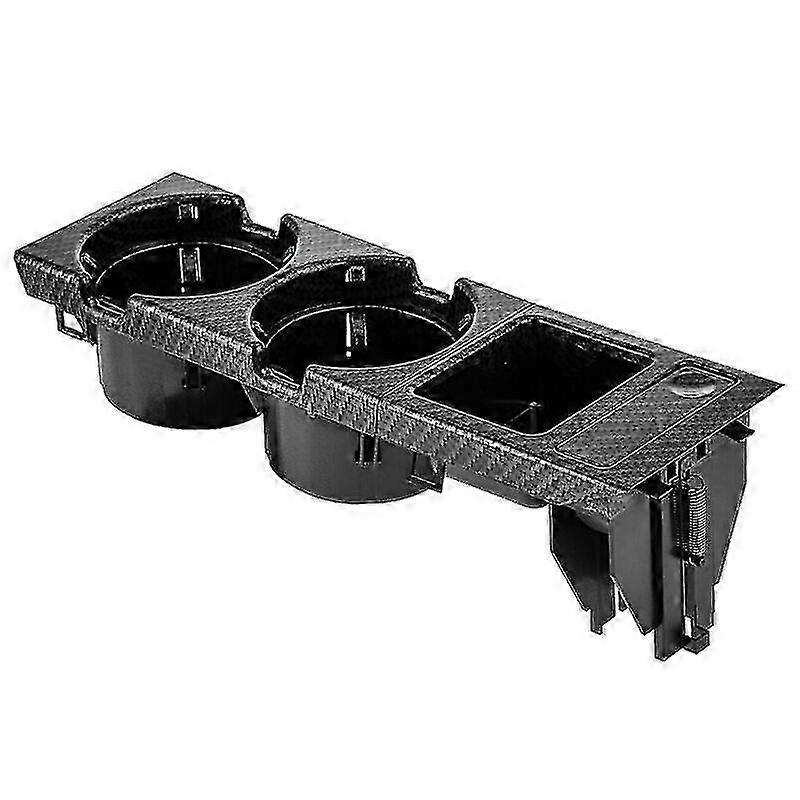 Center console for 3 Series E46 318I 320I 98-06 carbon fiber design with cup and coin storage
