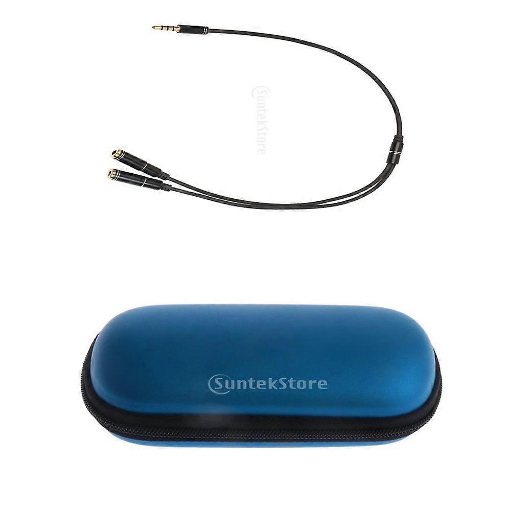 Earphone Bag, Y Splitter 3.5mm Splitter