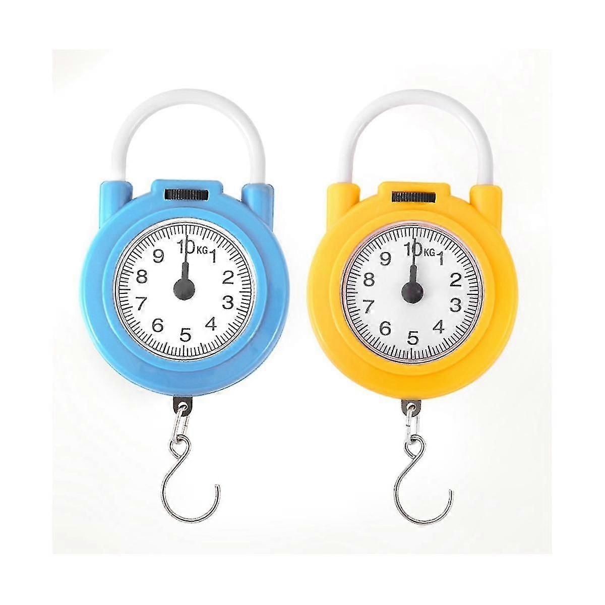 10kg Portable Mechanical Dial Scale Hanging/kitchen Scale Hanging Hook Multi- Scale For With Tape M