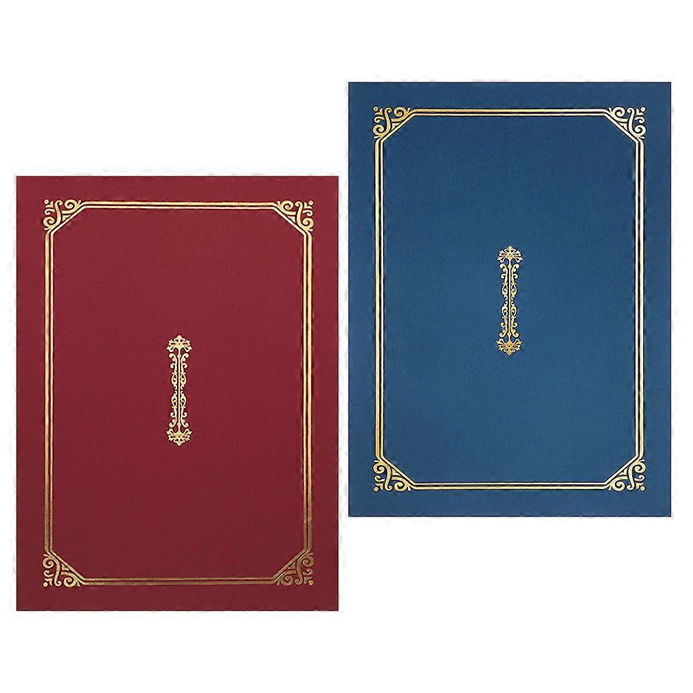 Diploma Holder Paper Certificate Protector for Protecting Certificate 2Pcs