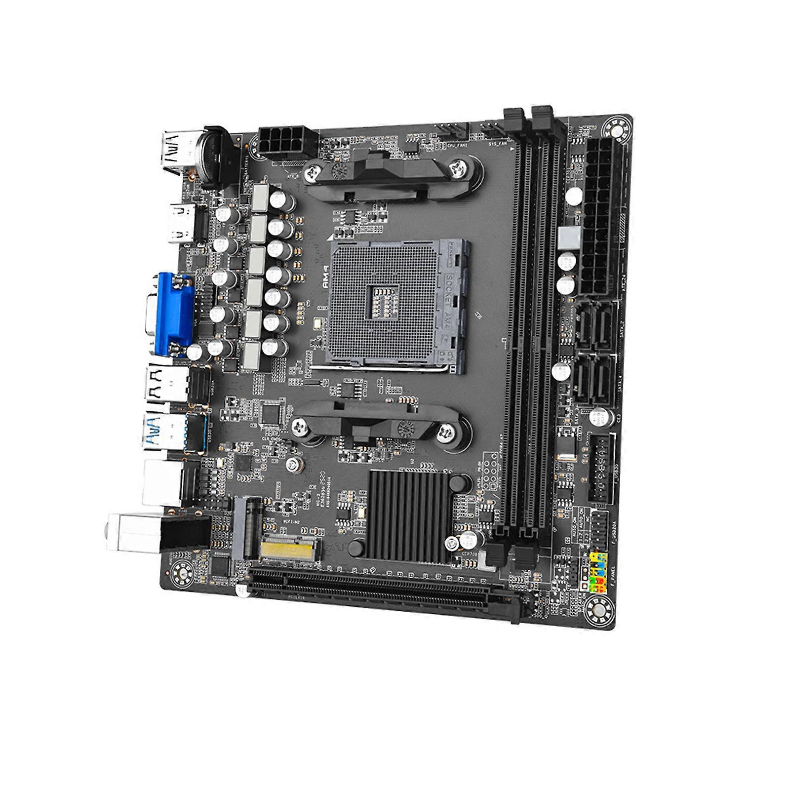 B350 AM4 Mainboard PCIe3.0 x16 DDR4 3200MHz M.2 Interface Gaming PC Component Low Power Consumption Motherboards Multicolor