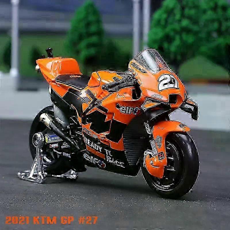 1:18 2022 Factory Racing Team #20 Fabio Quartararo #21 Licensed Simulation Alloy Motorcycle Model Toy Collection MAXP