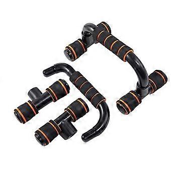 Compacts Push Up Equipment H Shape Frame Light weight For Deep Muscle Engagement In Homes Gym Workout Activity  Orange