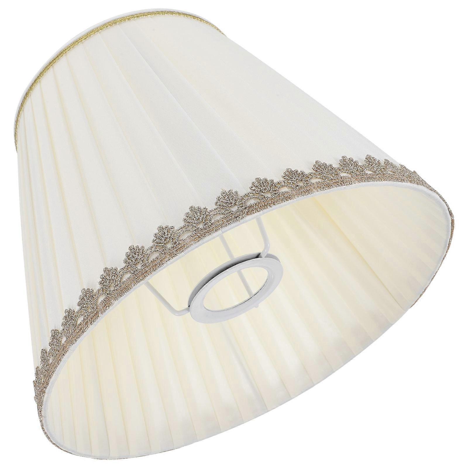 Table Light Cover Fabric Lamp Shade Barrel Lampshade Small