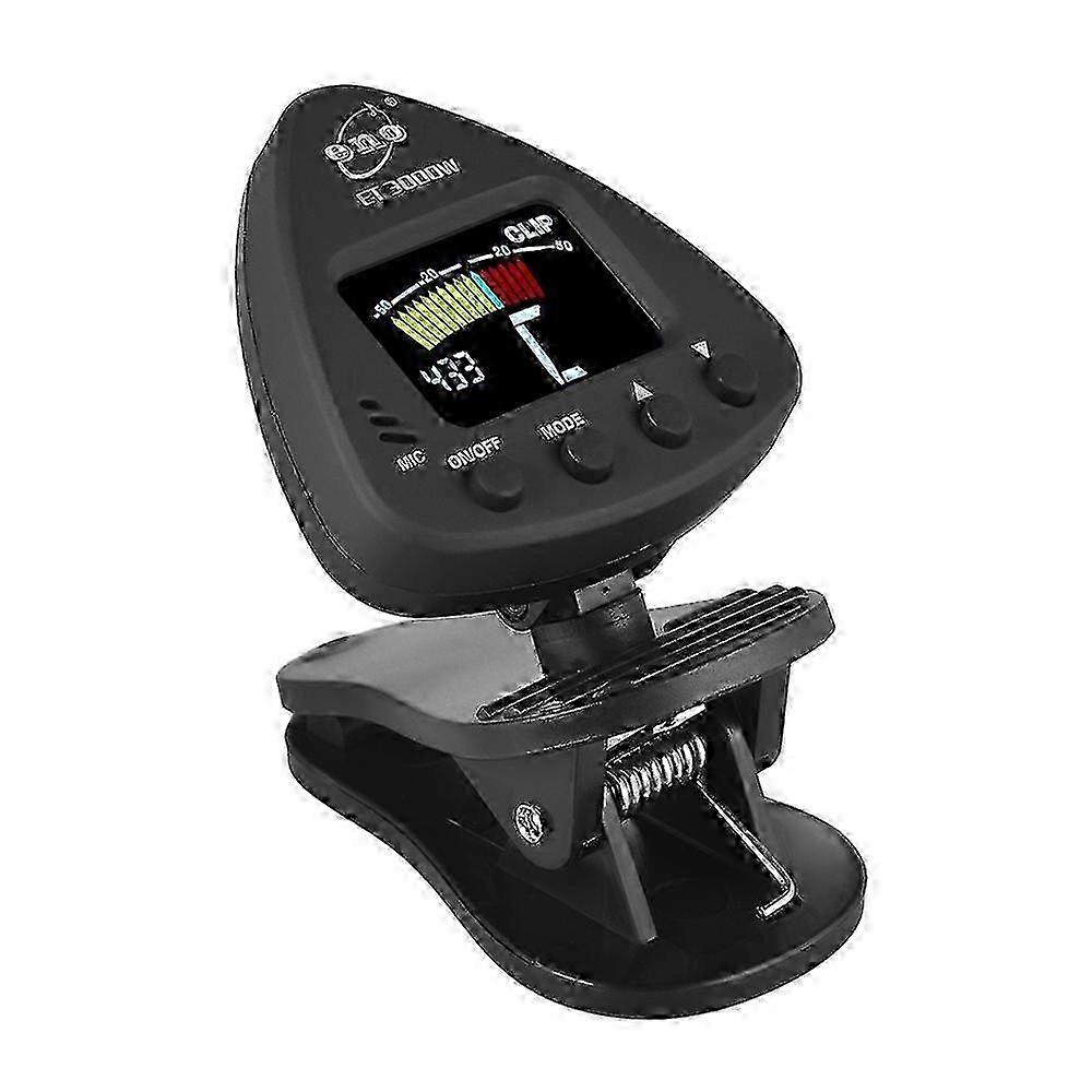 eno ET 3000W Flute Tuner Wind Instruments Tuner Supports Mic & Clip-on Tuning Modes for Saxophone Clarinet Trumpet Flute