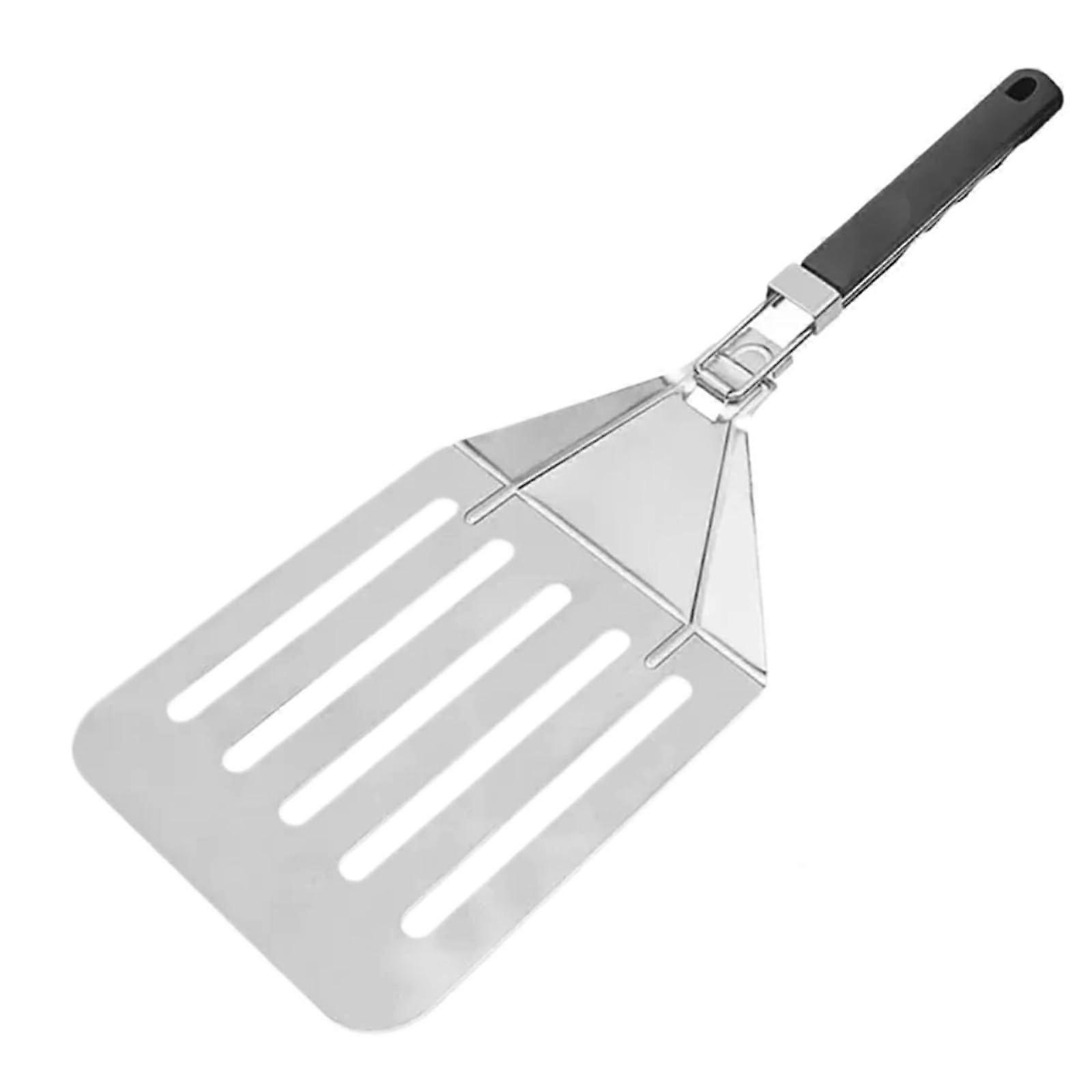 Pizza Spatula Set 8 Inch Stainless Steel Foldable Paddle with Ergonomic Handle for Baking Pizza Bread Pie in Home or Professional Oven
