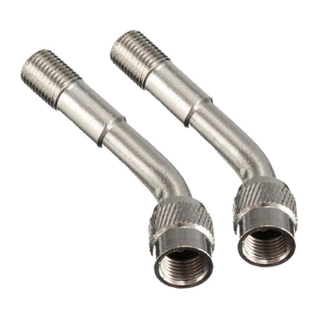 2 st däckventilförlängningsadapter motorcykel bildäcksförlängare 135 grader