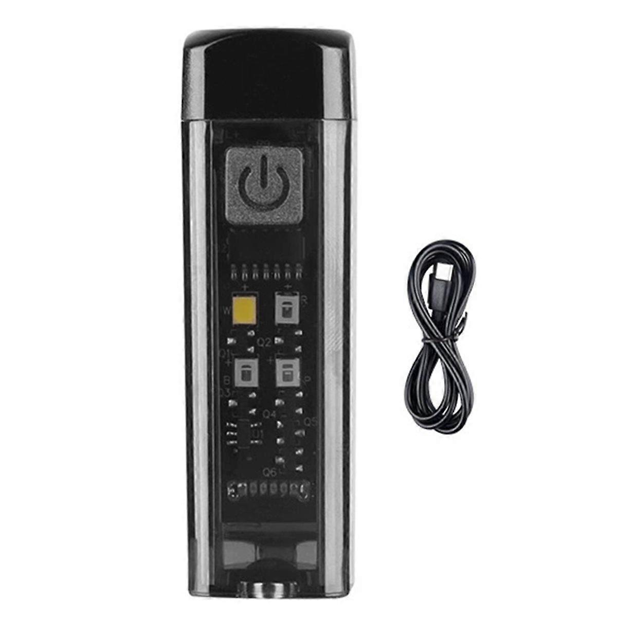 Compact Keychain Flashlight USB Rechargeable Light Magnetic Base Dual Modes Pocket Light for Camping