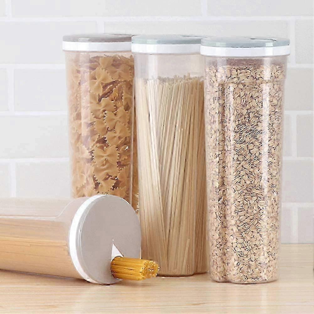Pasta storage container compatible with spaghetti, 4.1x11.3in cereal box