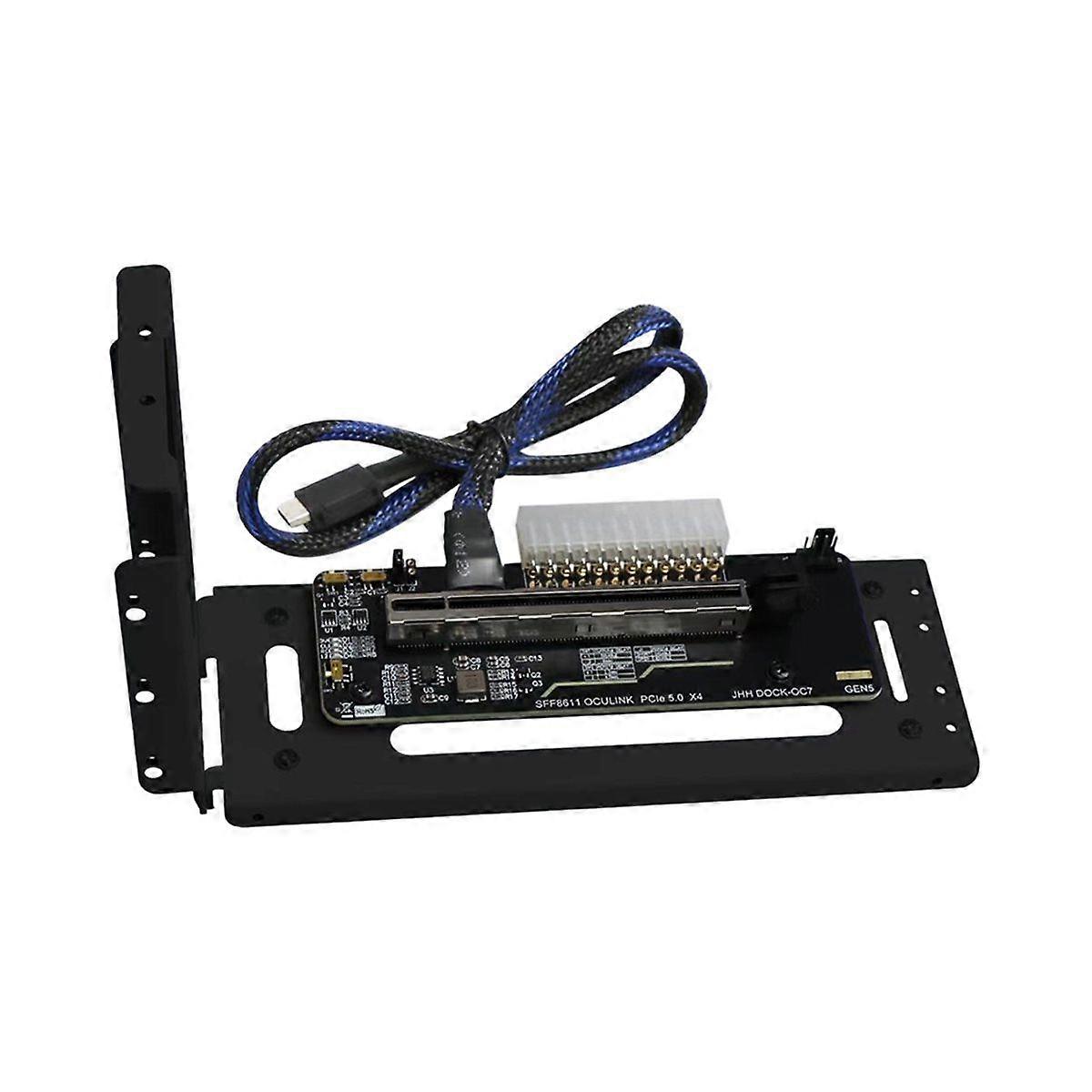 GPU OCuLink GPU Dock PCIe 5.0x4 GDP Laptop to External Video Graphics Card M.2 Oculink SFF8611 to P