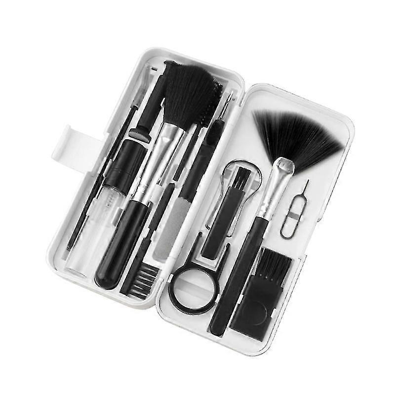 Keyboard Cleaning Kit Multifunction Brushes for Keys Puller Tweezers Set 18PCS