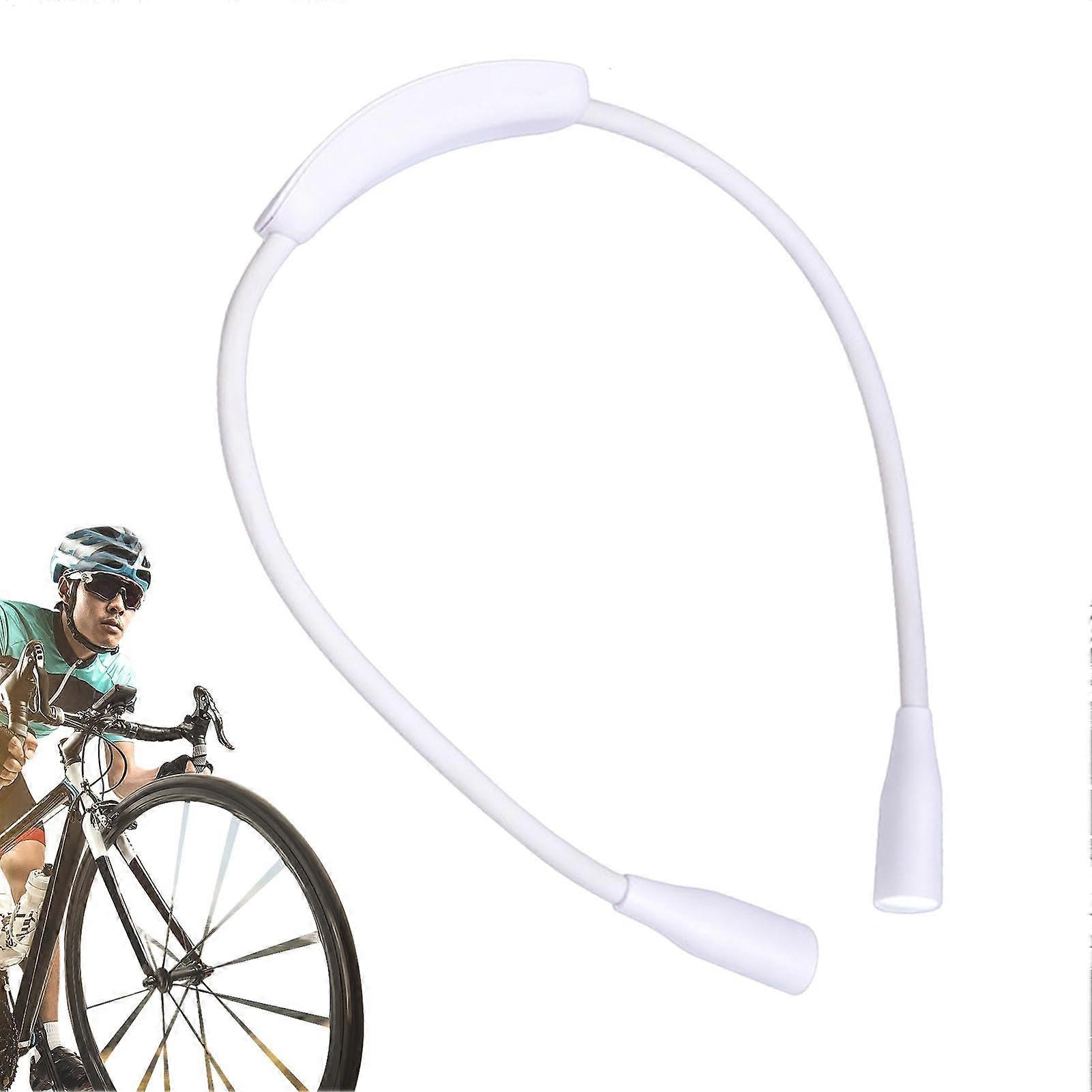 Book The Light Around The Neck USB Neck Light With Foldable Arms Adjustable White For Reading Knitting Camping