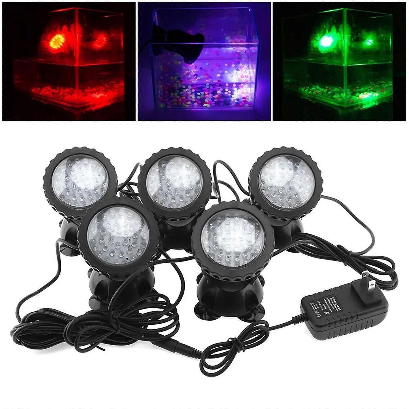 CHOII LED Aquarium Lamp 18FT Long, 7-Color Gradient, 1 Drag 3 Suction Cups, IP68, Safe DIY Fish Tank Light