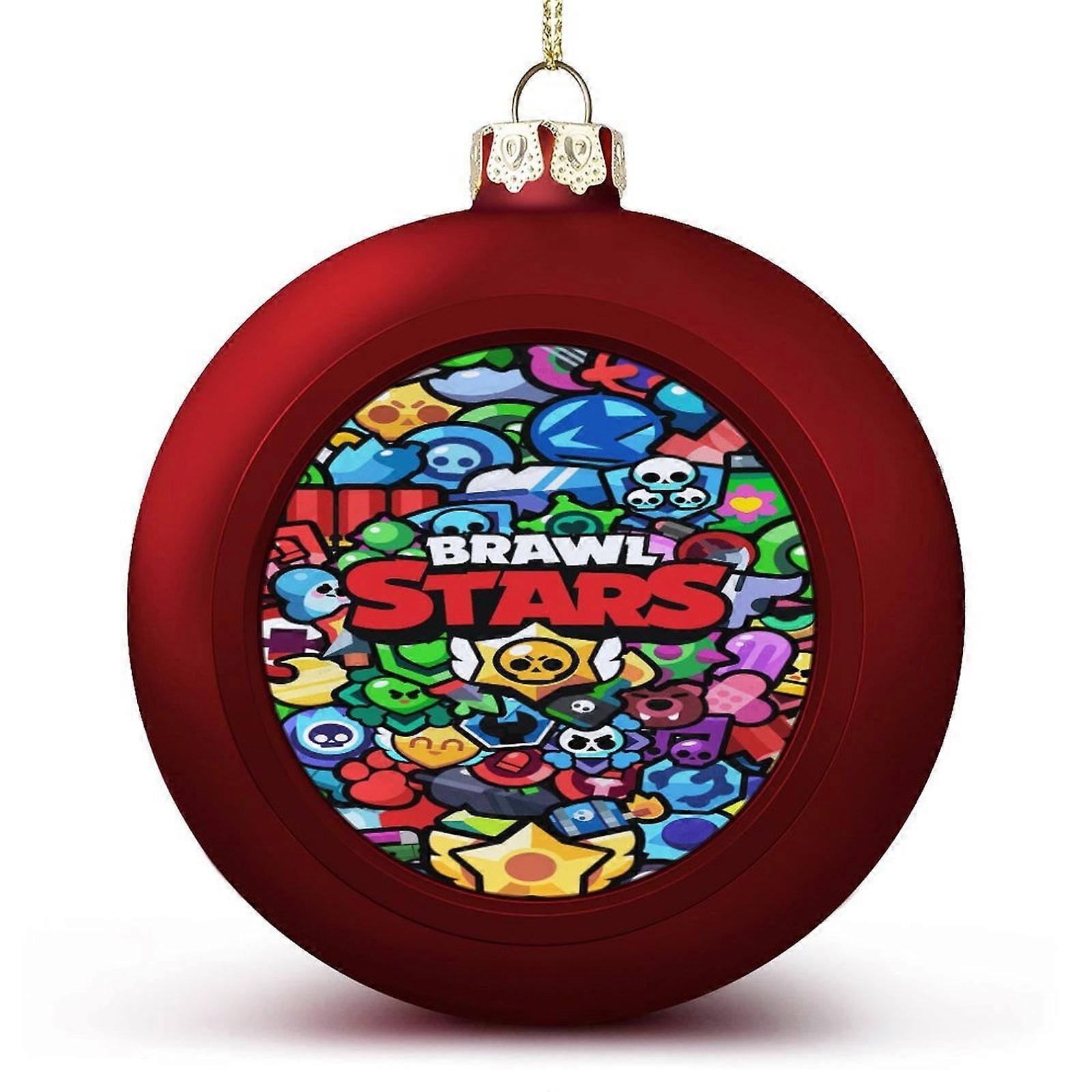 Karácsonyi labdák Brawl Stars karácsonyi függő csepp dekoráció karácsonyfa díszek