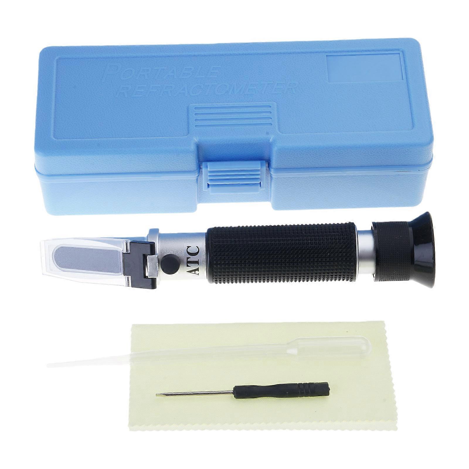 Marine Saltwater Salinity Meter Temperature Compensated Tool Salinity Refractometer For Aquarium Fishtanks Enthusiasts Multicolor