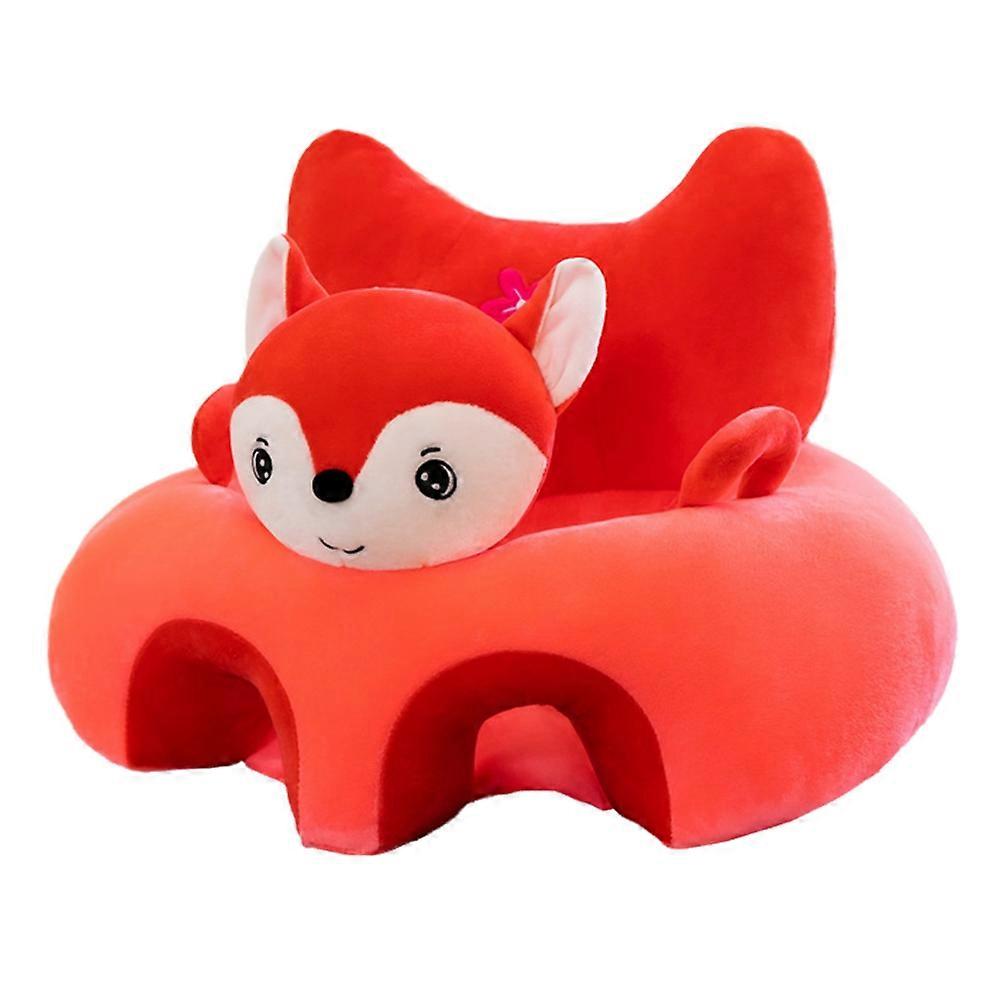 Baby Sofa Support Chair Soft Plush Red