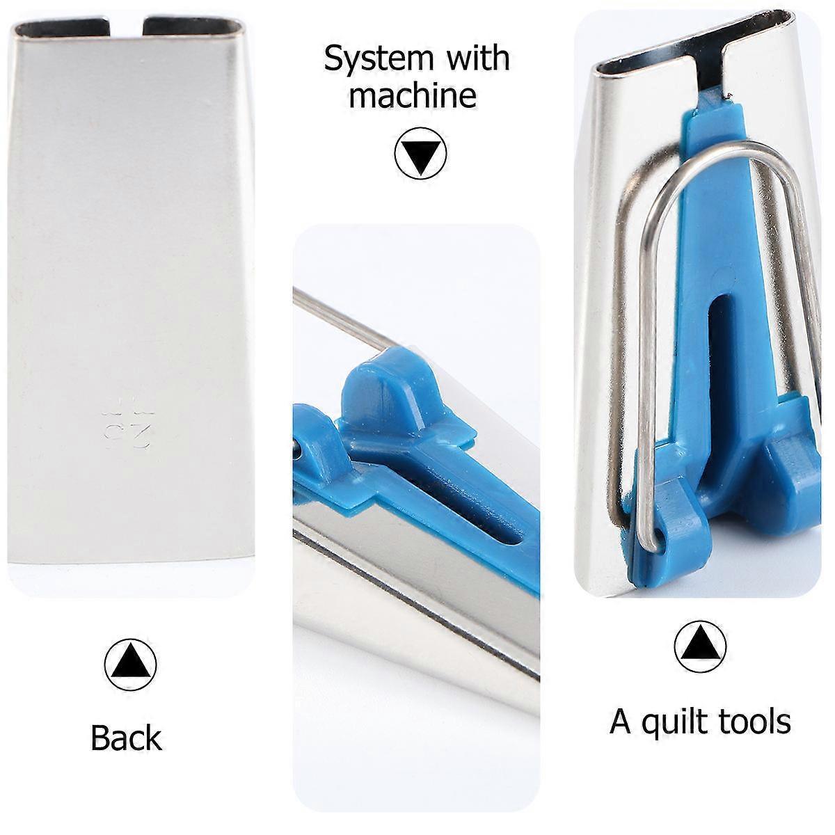 Bias Tape Binding Maker Fabric Tool Suitable For Sewing Projects Blue 25mm 1Pack