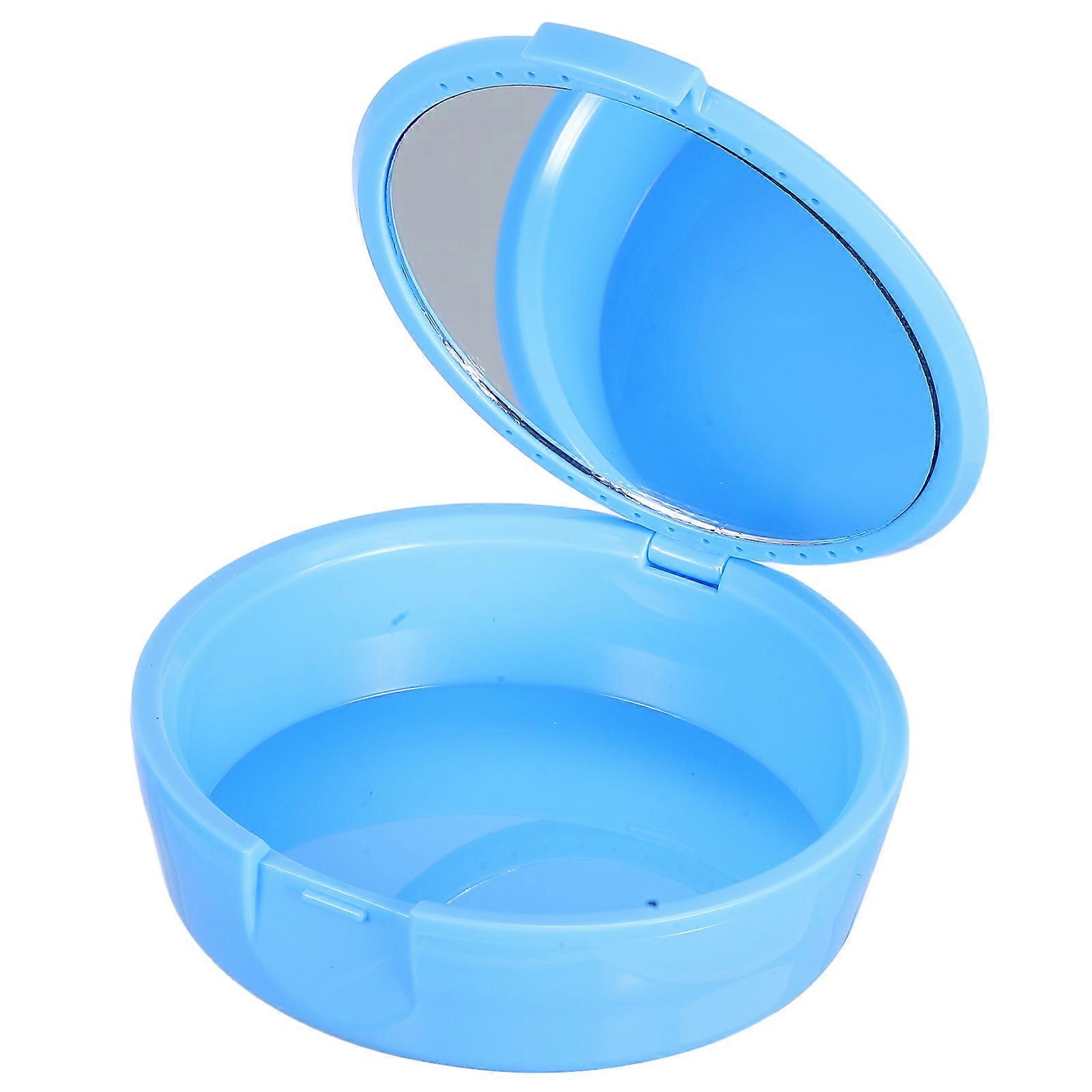 Tooth Storage Box Durable Retainer Holder for Travel Use 3Pcs
