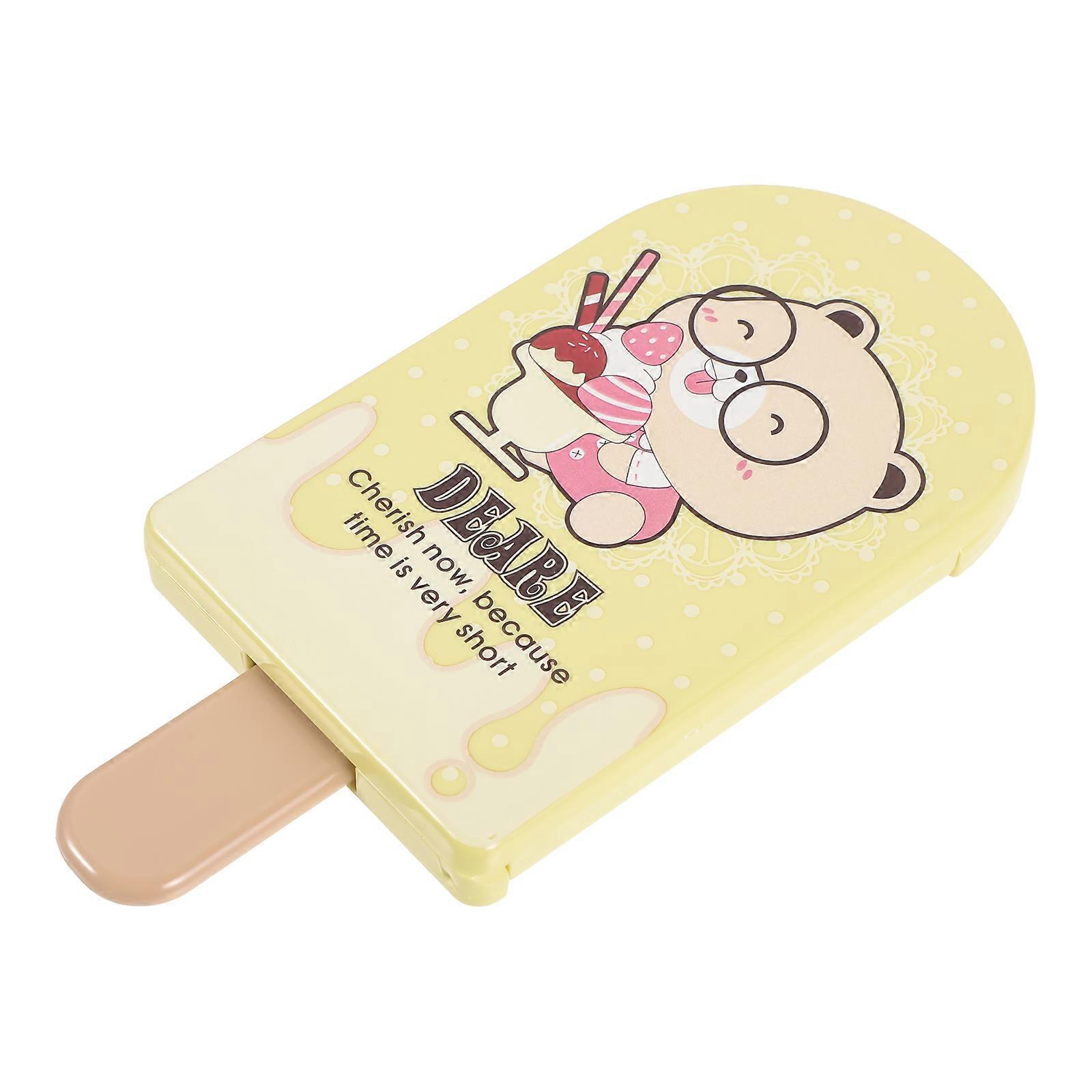 Makeup Mirror Compact Mirror for Pocket Use 2Pcs Portable Folding Assorted Color