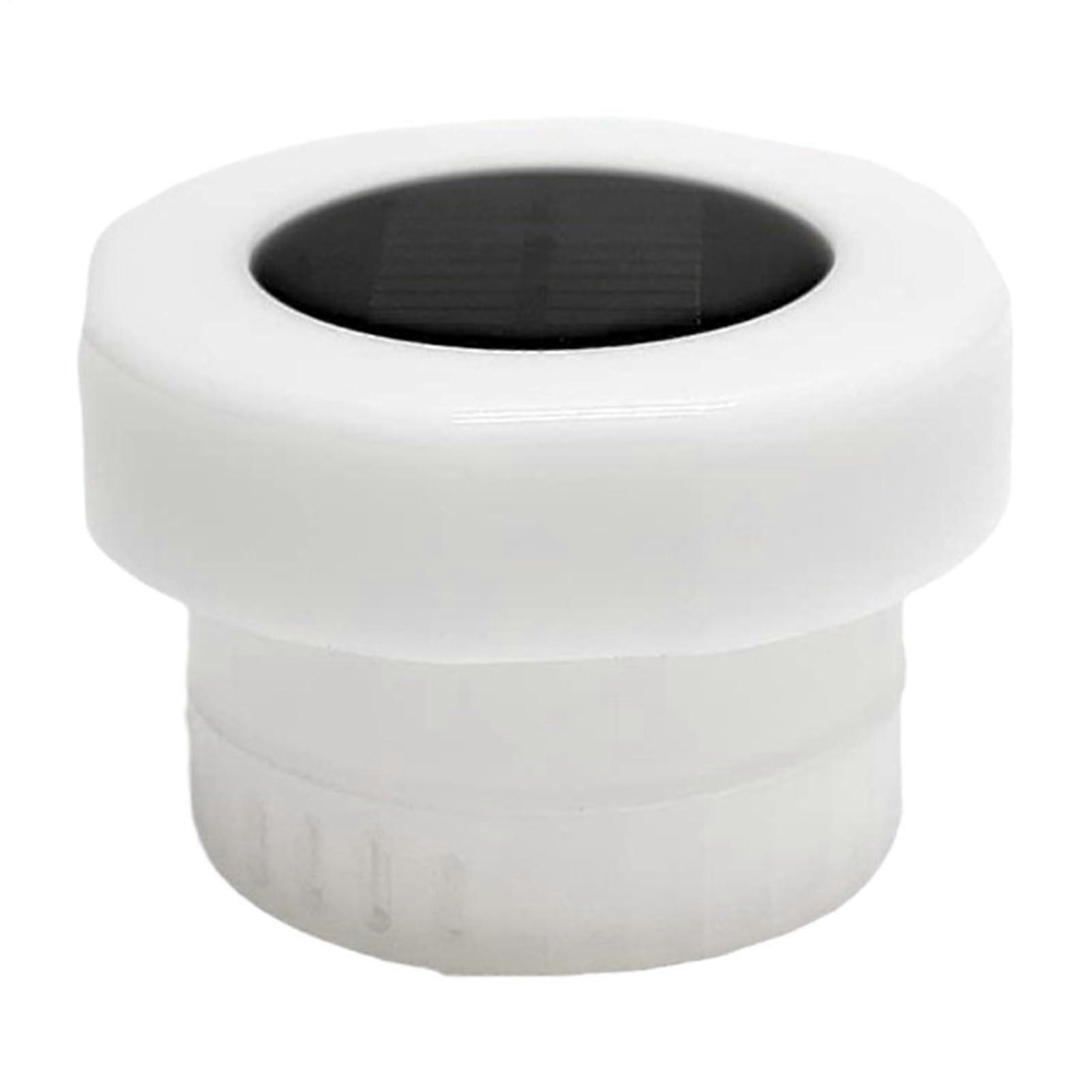 Floating Chlorine Dispenser Solar Pool Compatible LED Yard Pond Light ABS Plastic 6 Inch