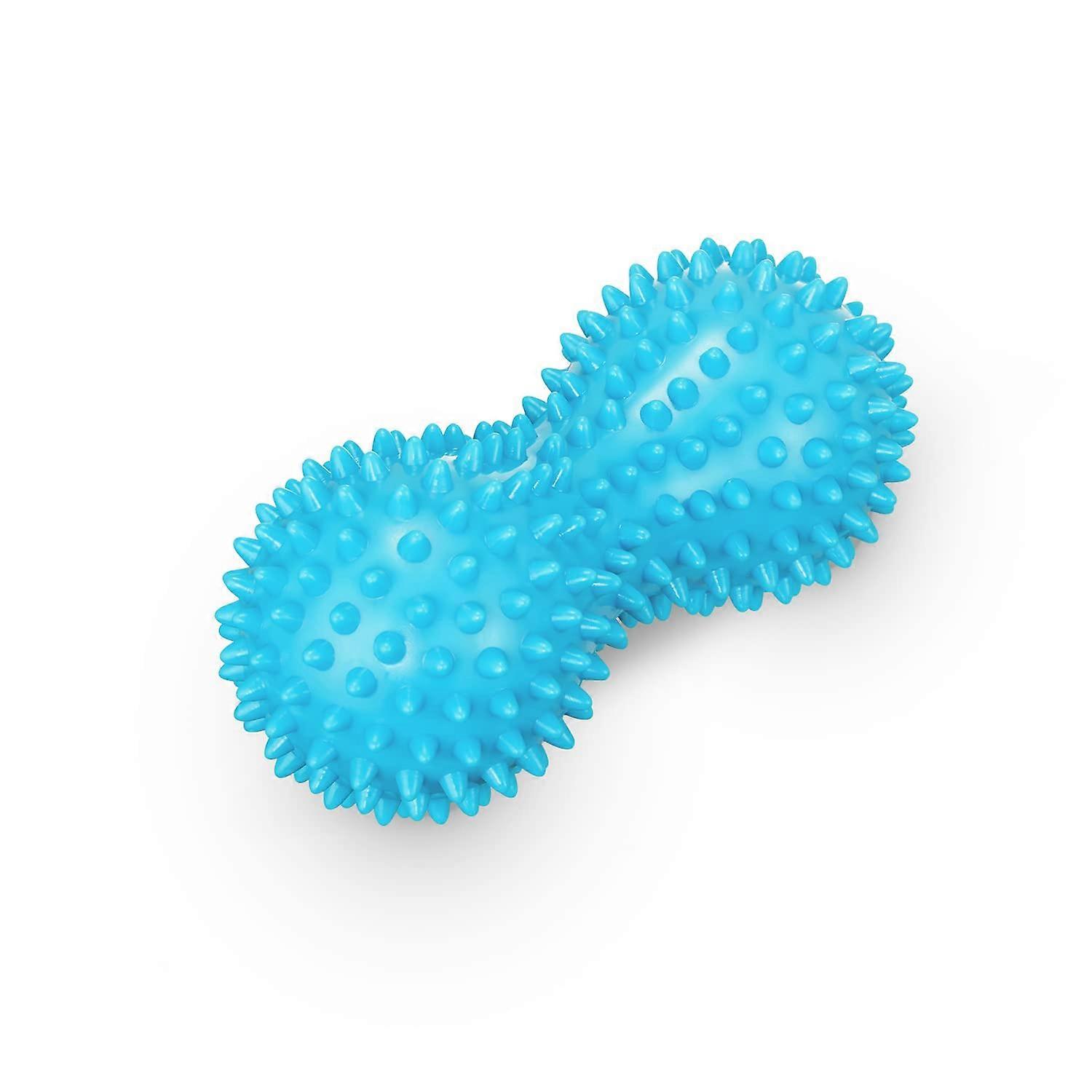 Massage Ball Peanut Shape for Deep Tissue Trigger Point Release Back Foot Neck Pain Relief Blue
