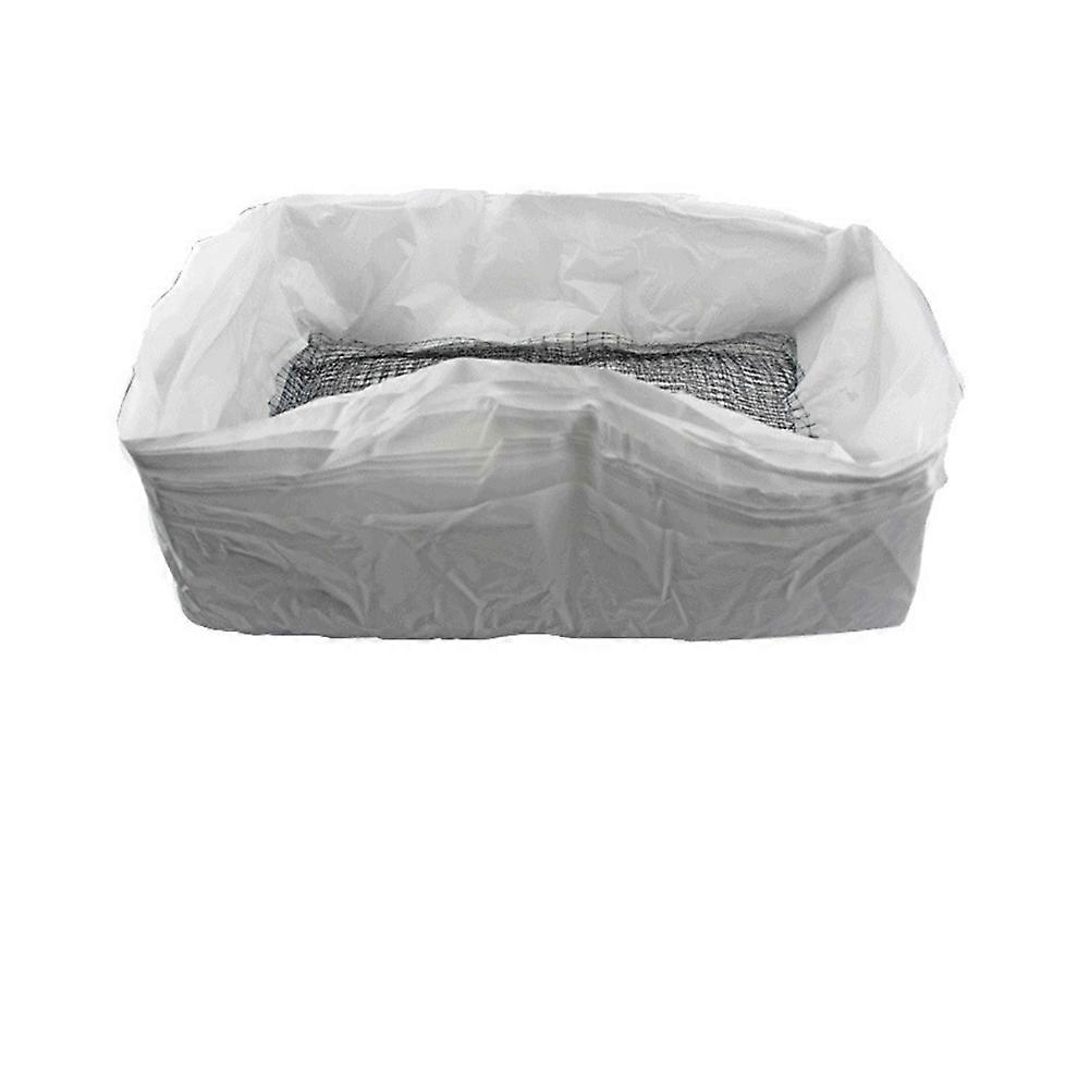 10Pcs Reusable Cat Feces Filter Hands Free Pet Cat Excrement Liners Elastic Sand Bag Filter Hygienic Litter Box Liners S