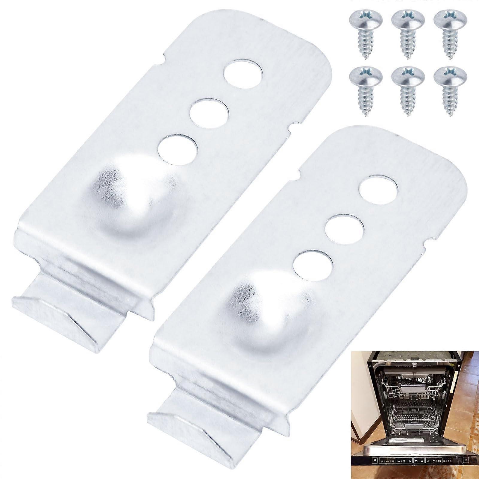 Dishwasher Installation Bracket for Samsung DW80M DW80R Series, DD9801051C Mounting Kit 2 Pack