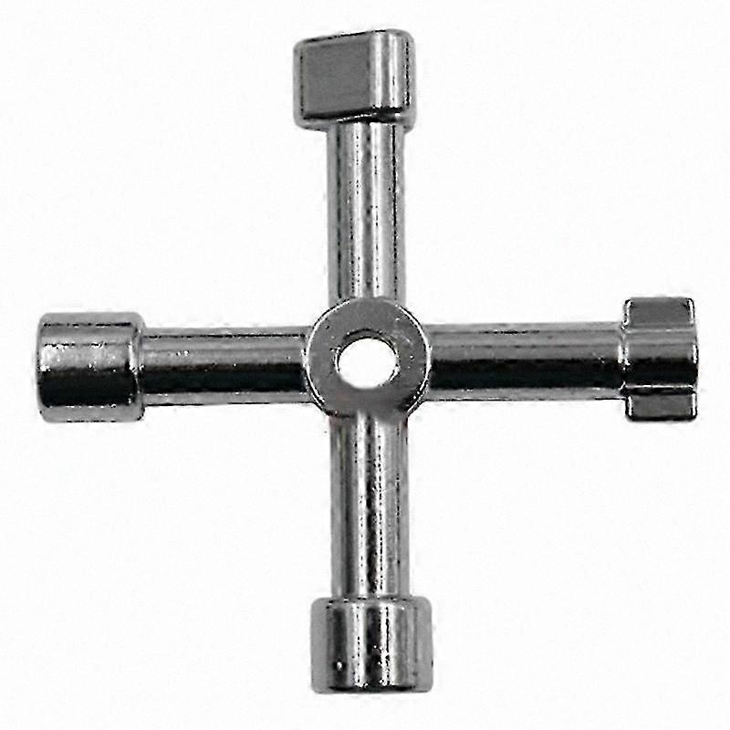 Plumbing Tool Set - 4-Way Cross Keys for Triangle and Square Opening Wrenches