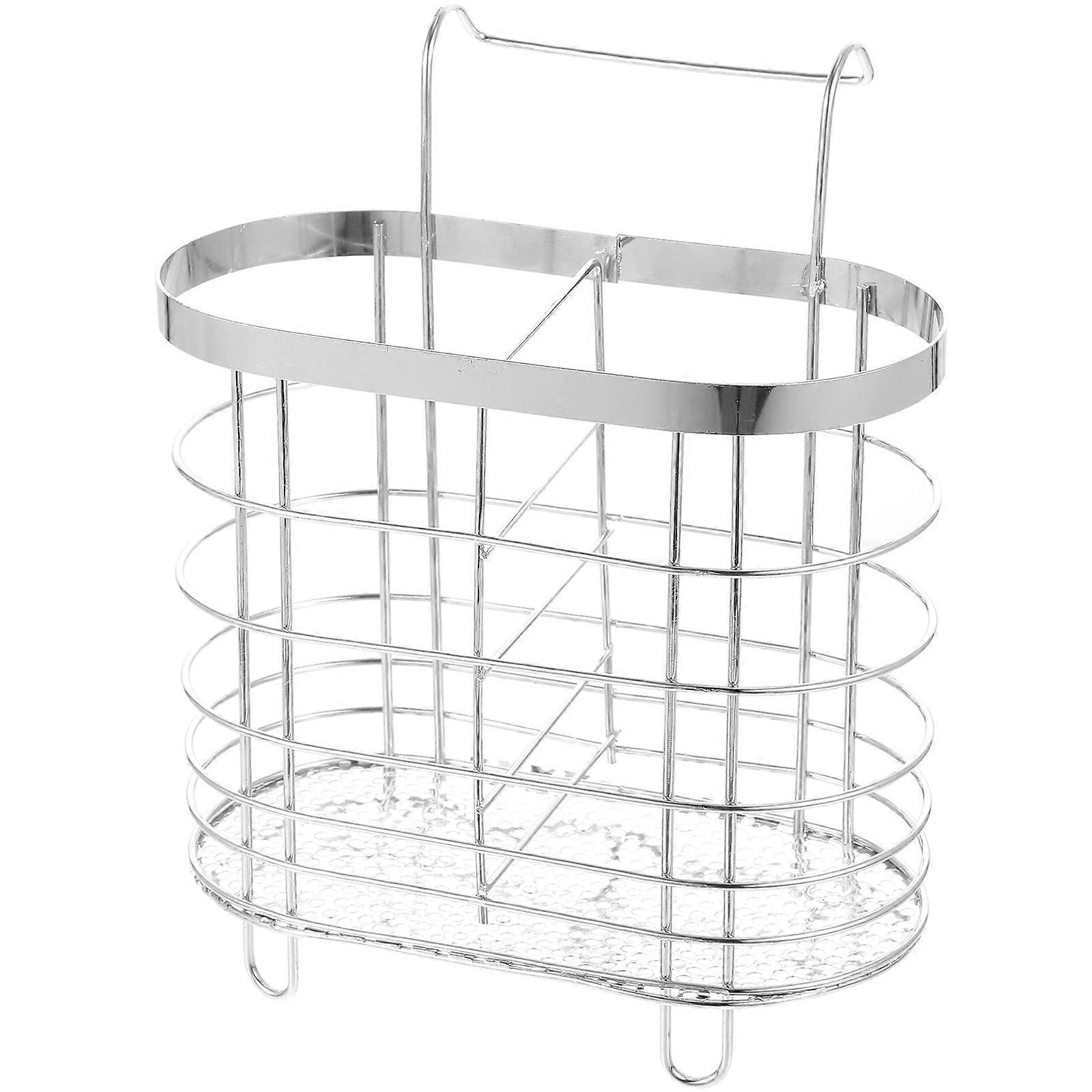 Cutlery Utensil Silverware Draining Rack Hanging Chopstick Flatware Storage Draining Rack