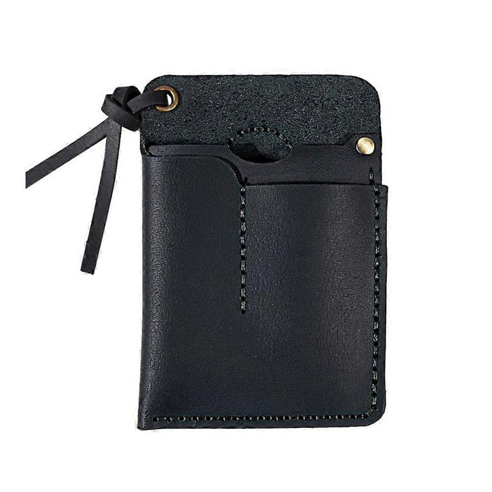 Organisateur EDC en cuir v��ritable, Clip de ceinture, pochette �� outils d'ext��rieur faite �� la main, 3 poches, pochette multifonctionnelle E