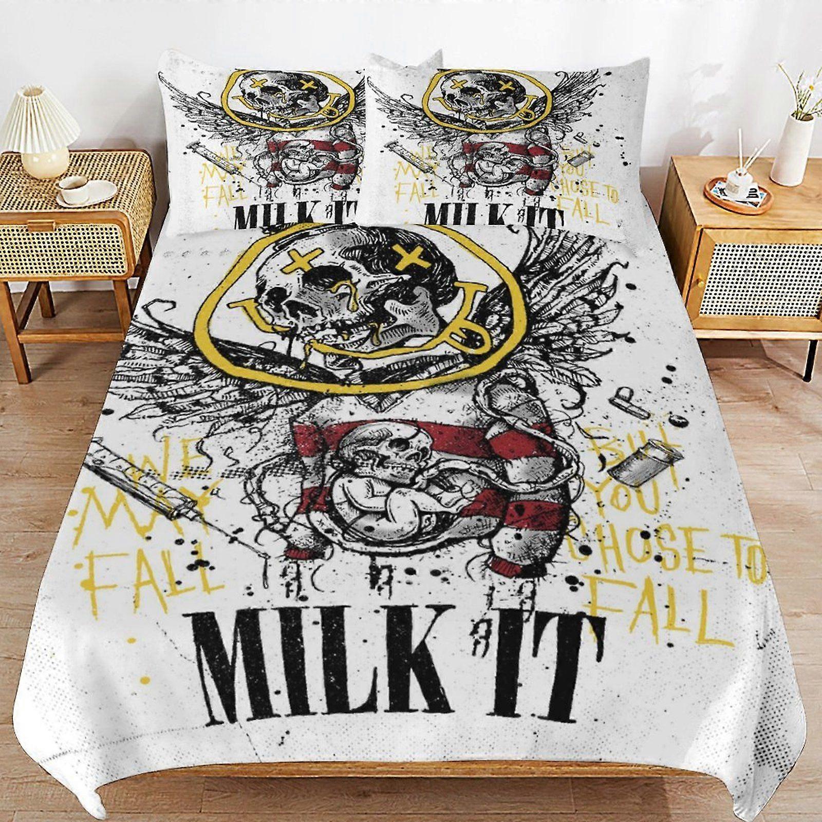 Nirvana Gentle Texture Machine Washable Bedding Essentials Soft Touch Duvet Cover Sets for Home