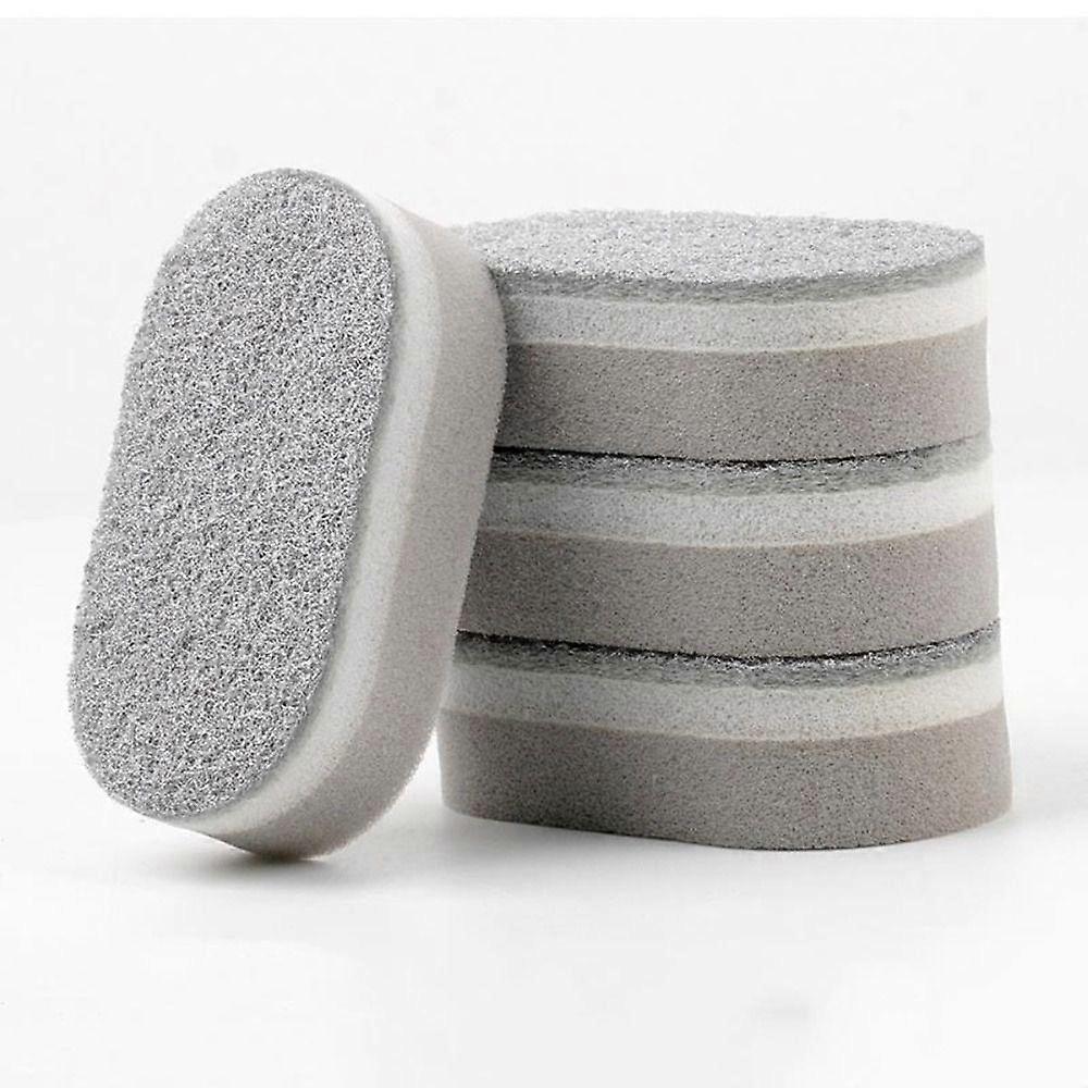 1/2/3Pcs Three-Layers Dishwashing Sponge Double-Sided Scouring Pad Durable Dust Wipe