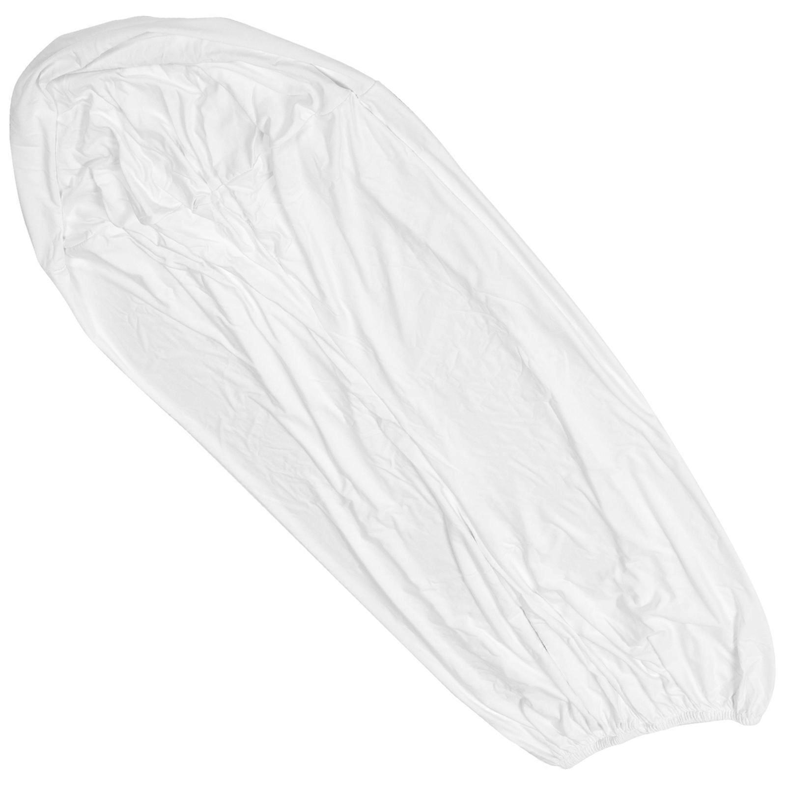 White Cocktail Table Cover Elastic Tablecloth for Decor 2Pcs