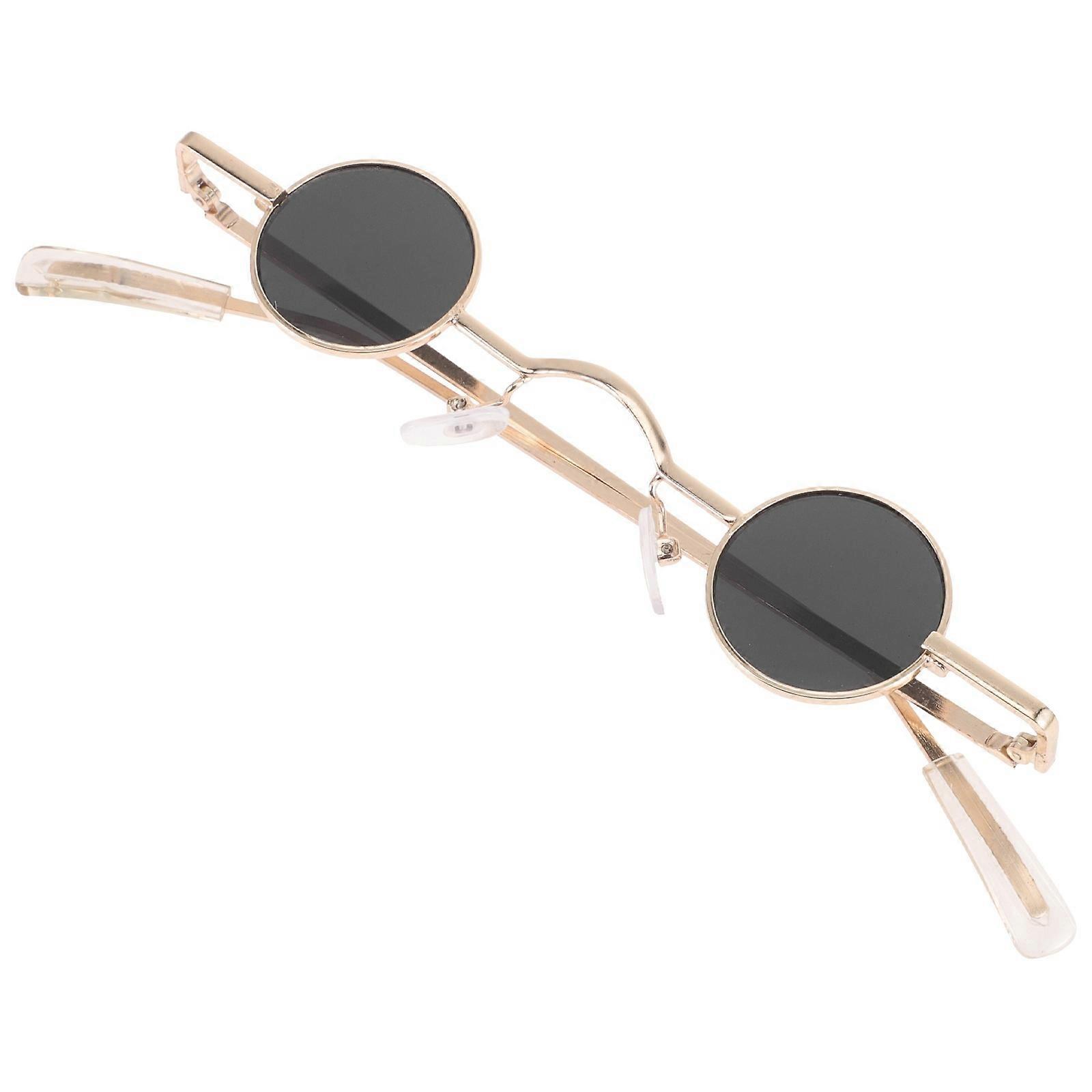 Vintage Sunglasses Small Round Frame for Wearing Creative Eyewear