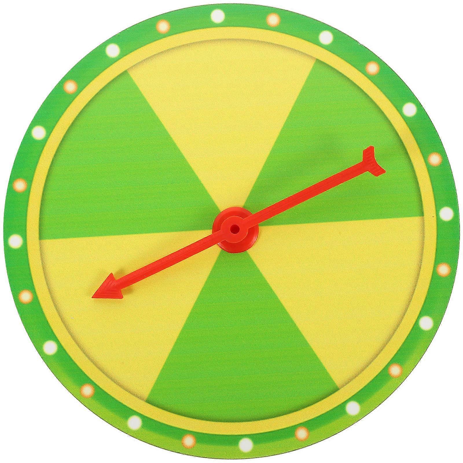 Creative Prize Wheel Wheel for Fun 1Pcs Green Turntable