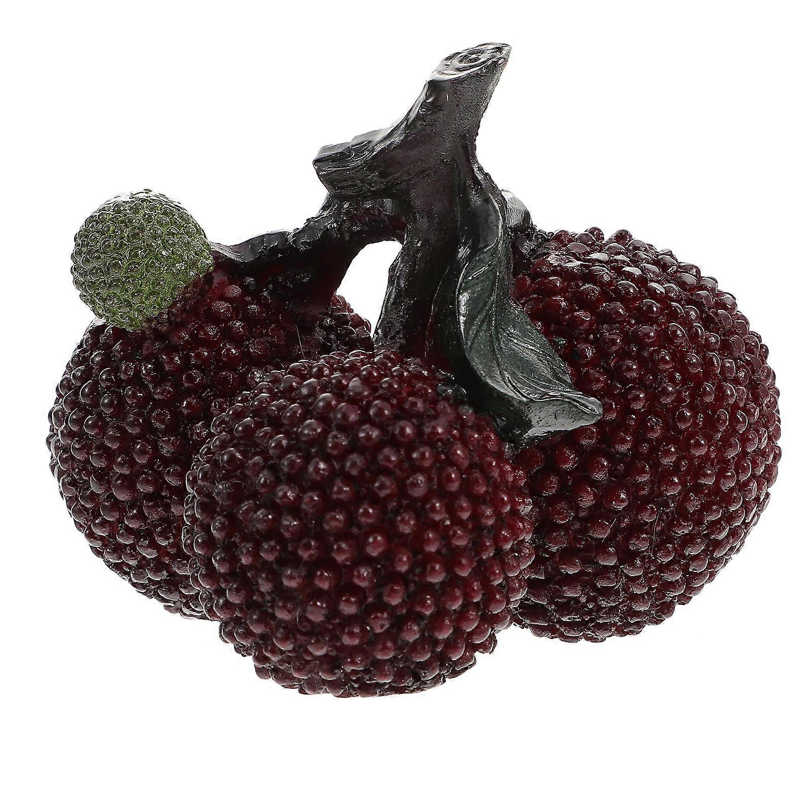 Fruit Statue Resin Tea Pet for Discoloring Desktop Decoration