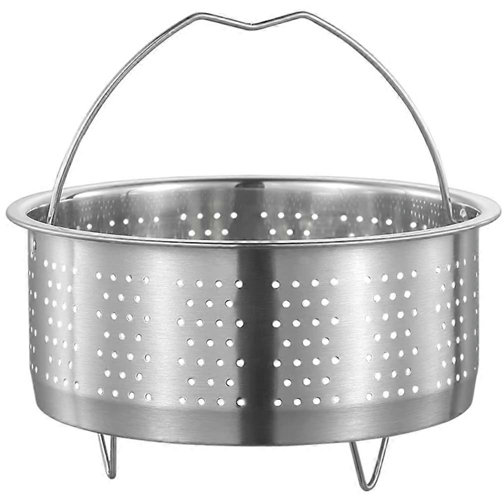 Stainless Steel Steamer Basket with Handle, 18 cm Pot Insert for Vegetables, RustResistant Design