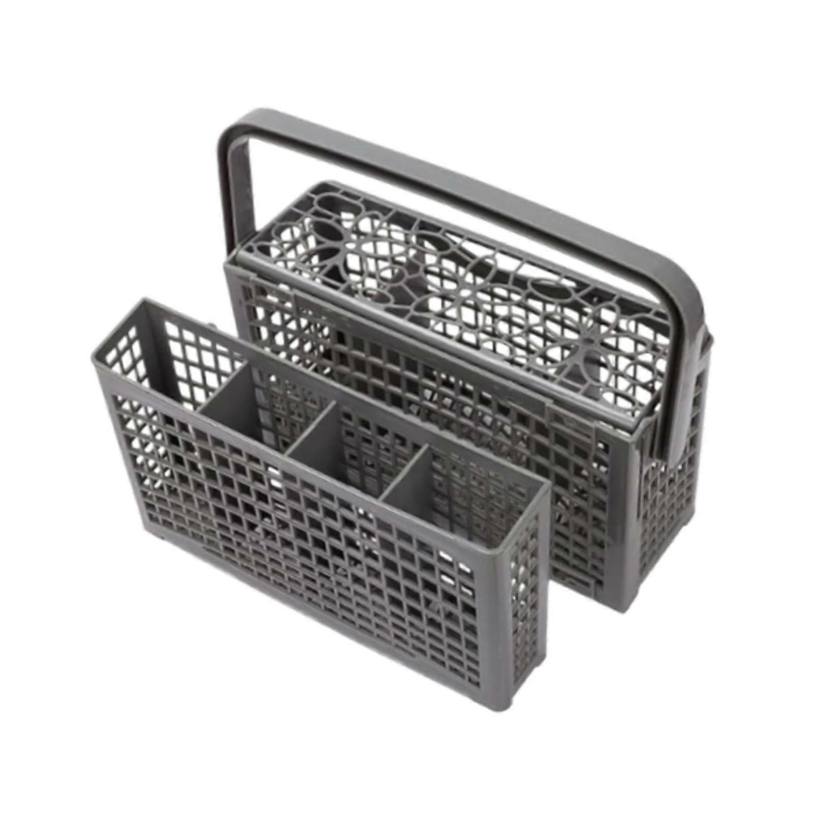 Universal Dishwasher Cutlery Basket Replacement with Efficient Drainage, 230x130mm Durable Design