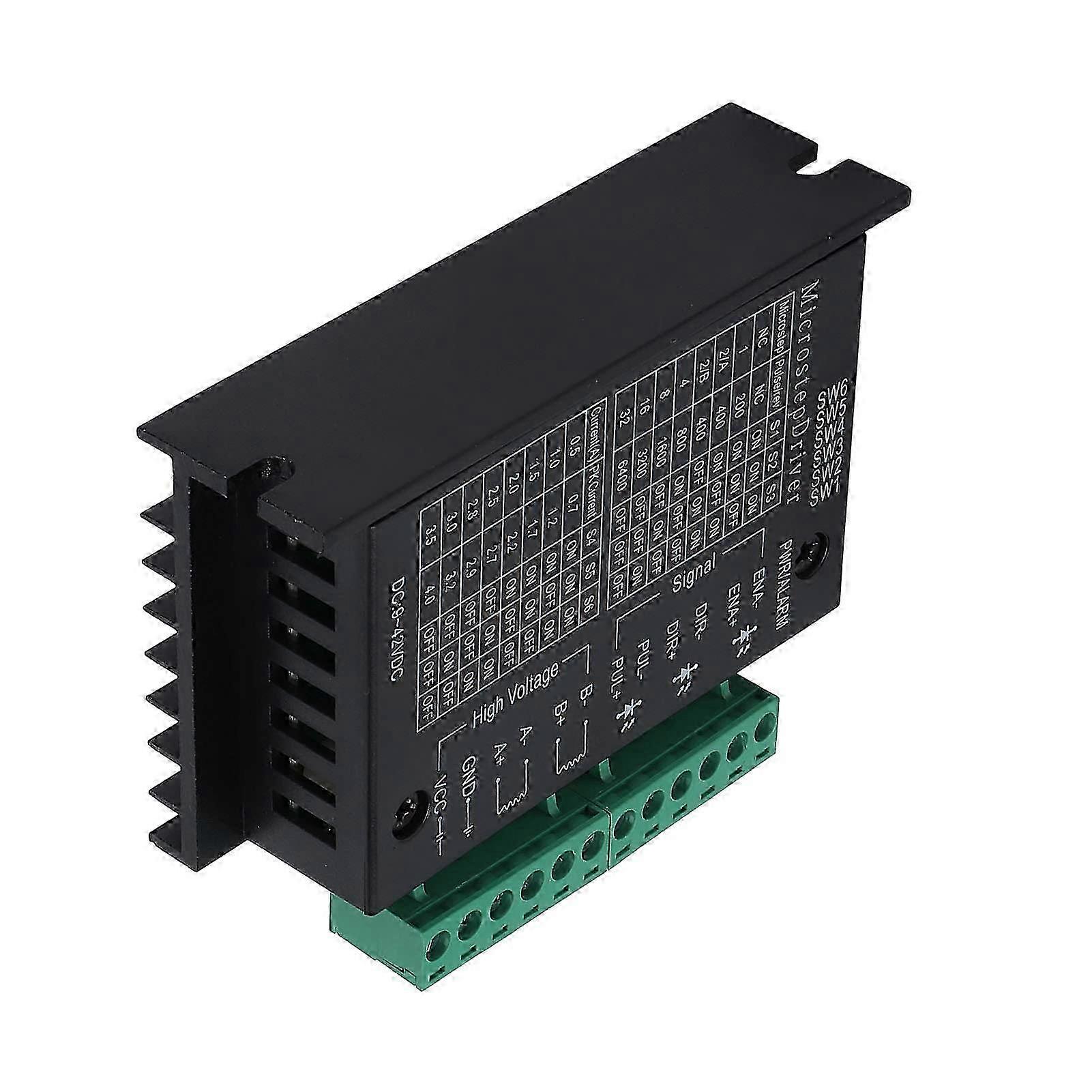 Stepper Motor Driver, DC 924V TB6600 CNC Controller Motor Encoder Stepper Motor Controller Micro Step Driver 3D Printer Accessories 25-26