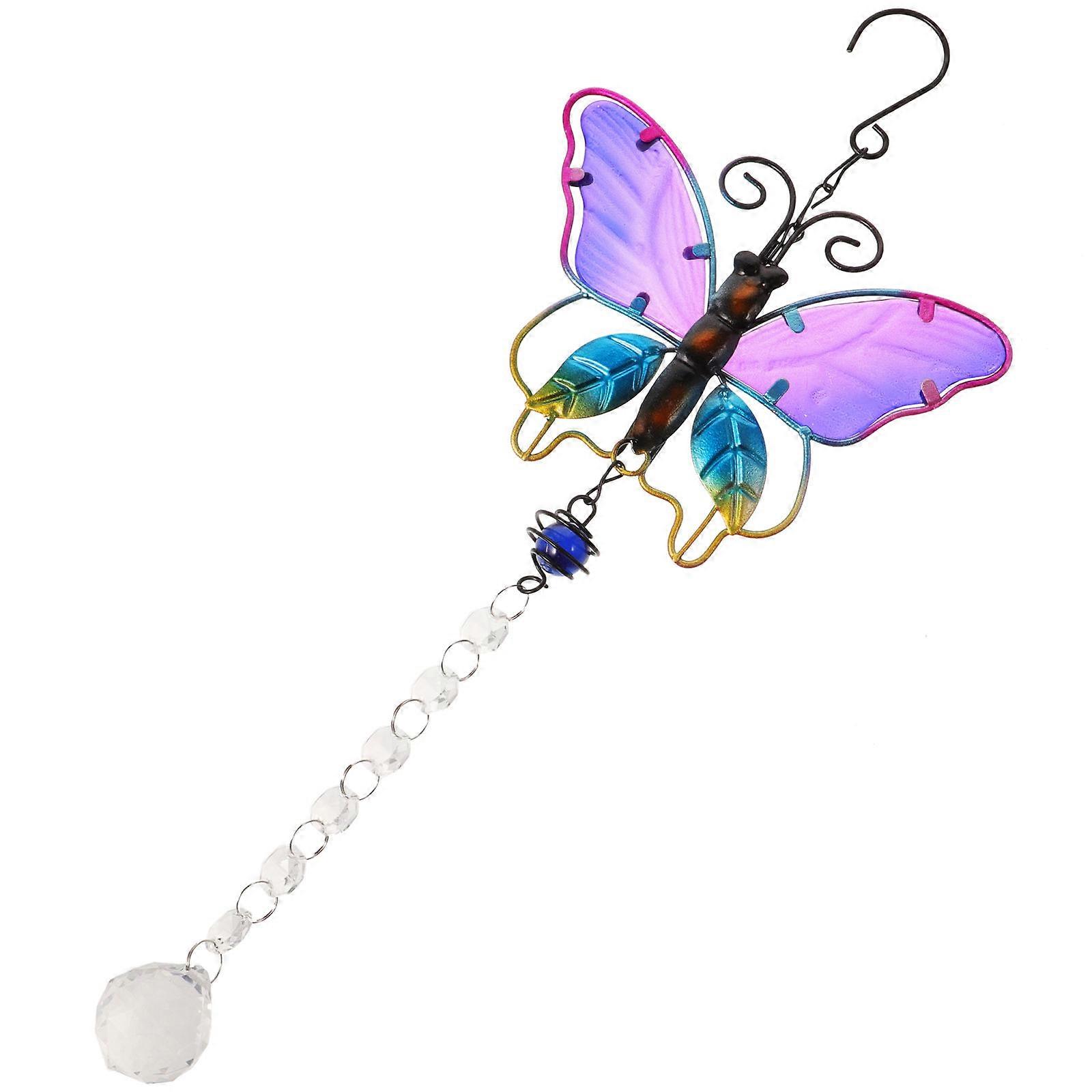 Prisms Pendant Home Window Sun Catcher Light Refraction Multi-Colored 51x15cm 1Set