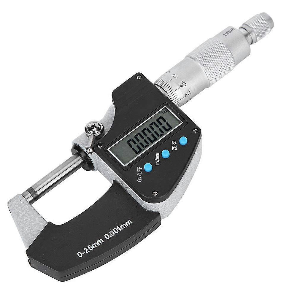 Digital Micrometer 0.001mm  Precision Large Screen Electronic Outside Micrometer Stainless Steel