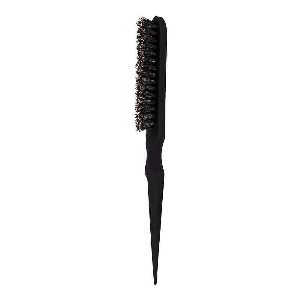 Hairdressing Comb with Ergonomic Grip for Precise Sectioning and Styling, Black Plastic for Salon