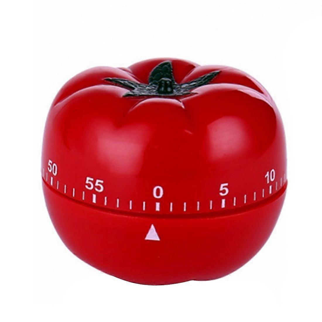 Kitchen Timer 160 Min Cute Tomato Design 360° Rotation Mechanical Countdown for Cooking